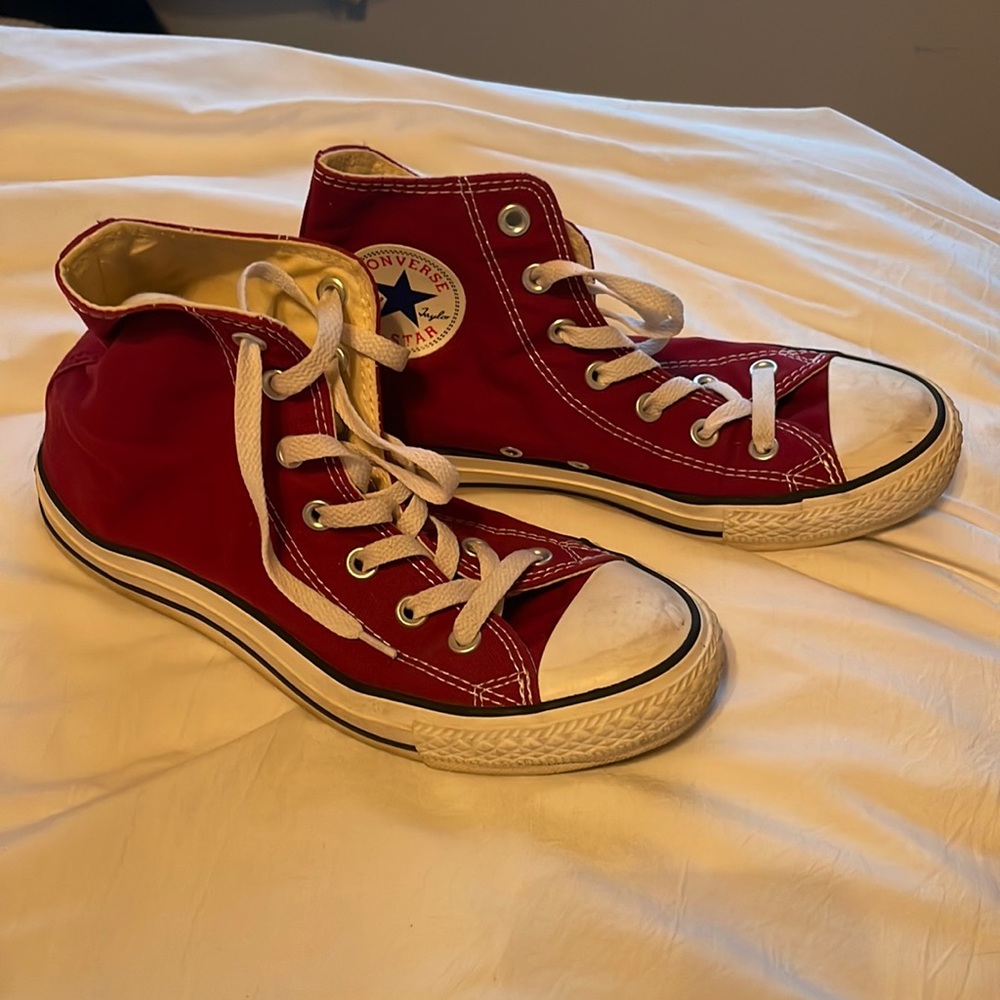 Maroon Converse
